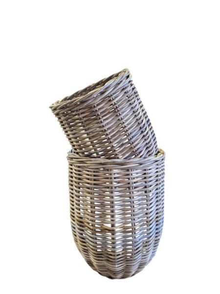 Afbeelding van Round basket set of 2 PROMO (last items)