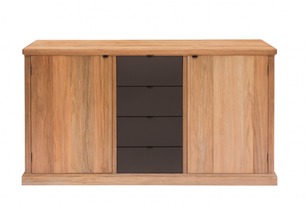 Image sur Dressoir, 4drs, 4black drws